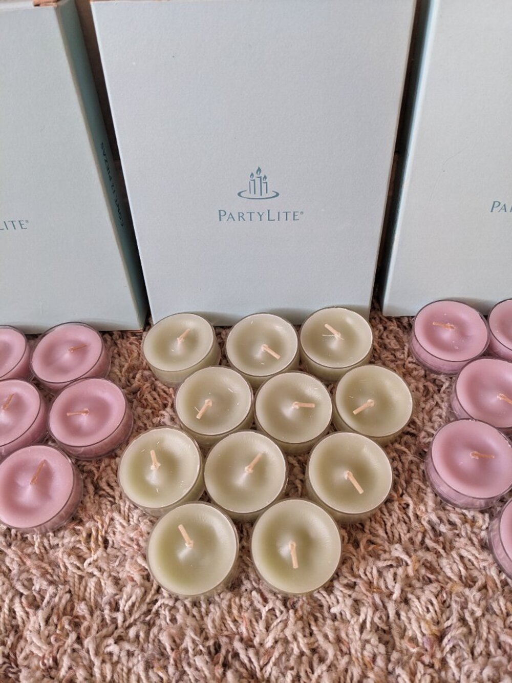 PartyLite Tea Light Candle Sets - Blackberry Sage & Wild Fern - Picture 3 of 5